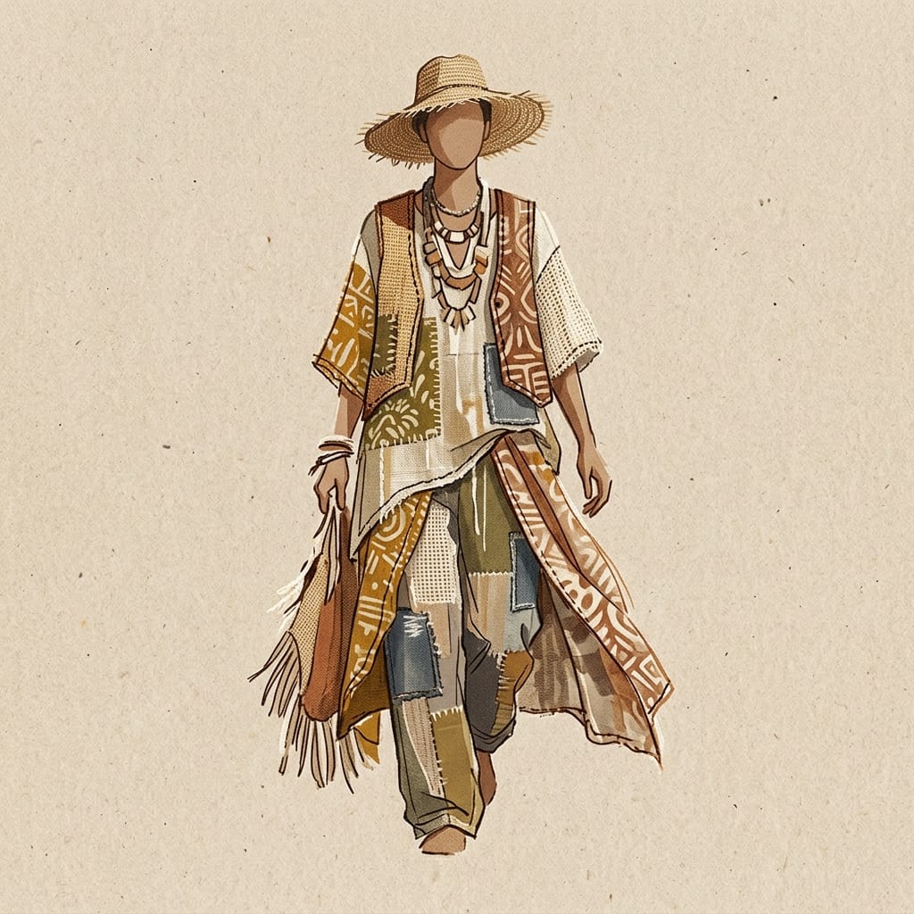 Overview: Kalidos - Style Quiz with AI And Seasonal Lookbook 3 textural summer layering - Kai's style portrait, Kalidos quiz