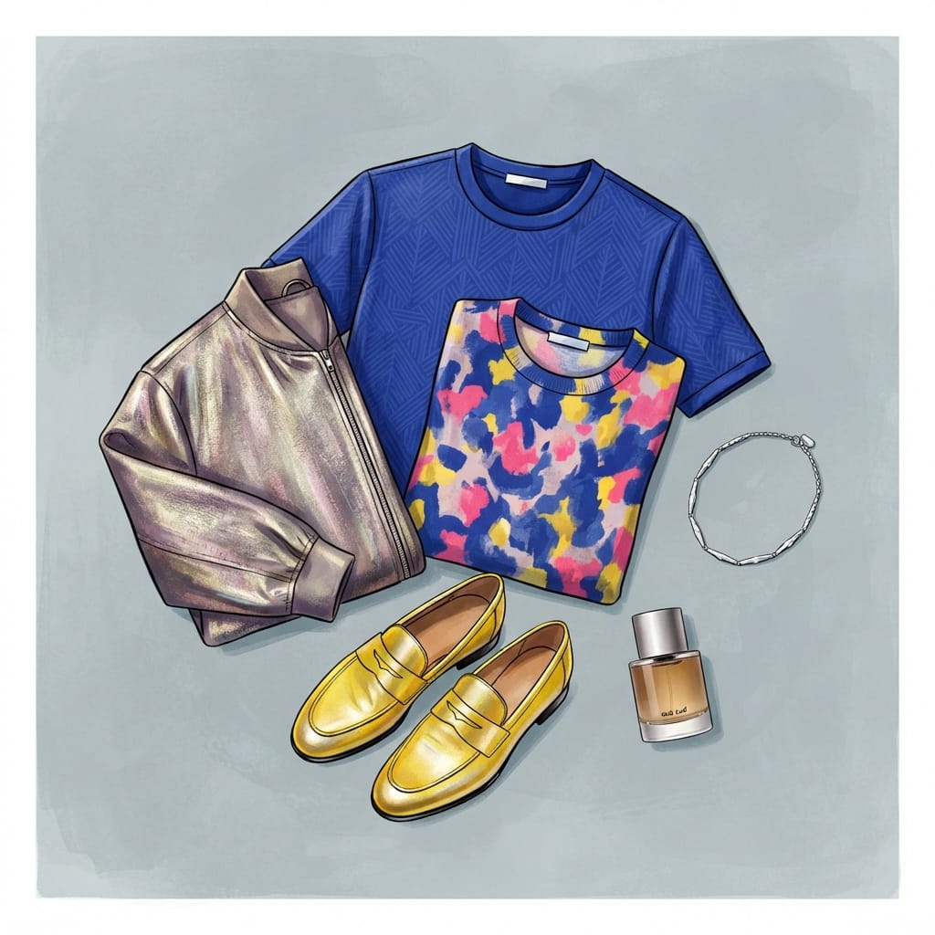Citrus Leather Loafers & the Art of Composed Drama 2 Malik moodboard