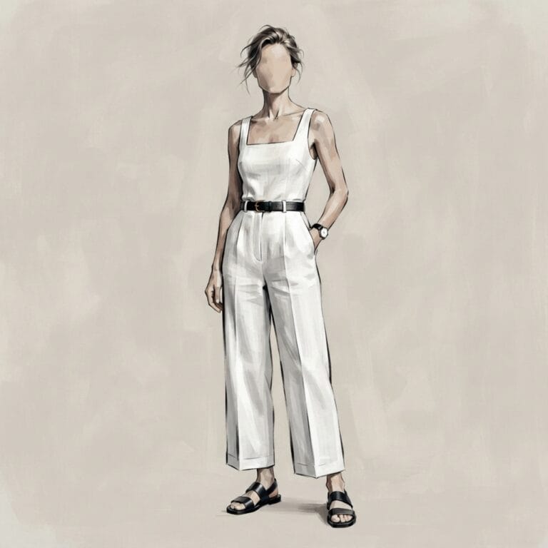 Cotton Poplin Shirt Looks for Hot Summer Heat 4 cotton poplin shirt - Ingrid's style portrait, Kalidos quiz