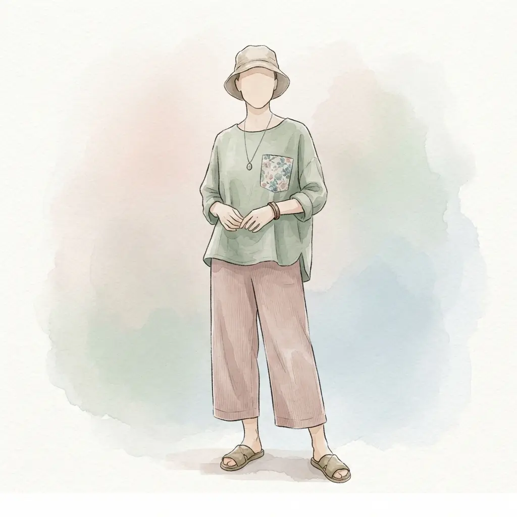 raw linen summer - Sage's style portrait, Kalidos quiz