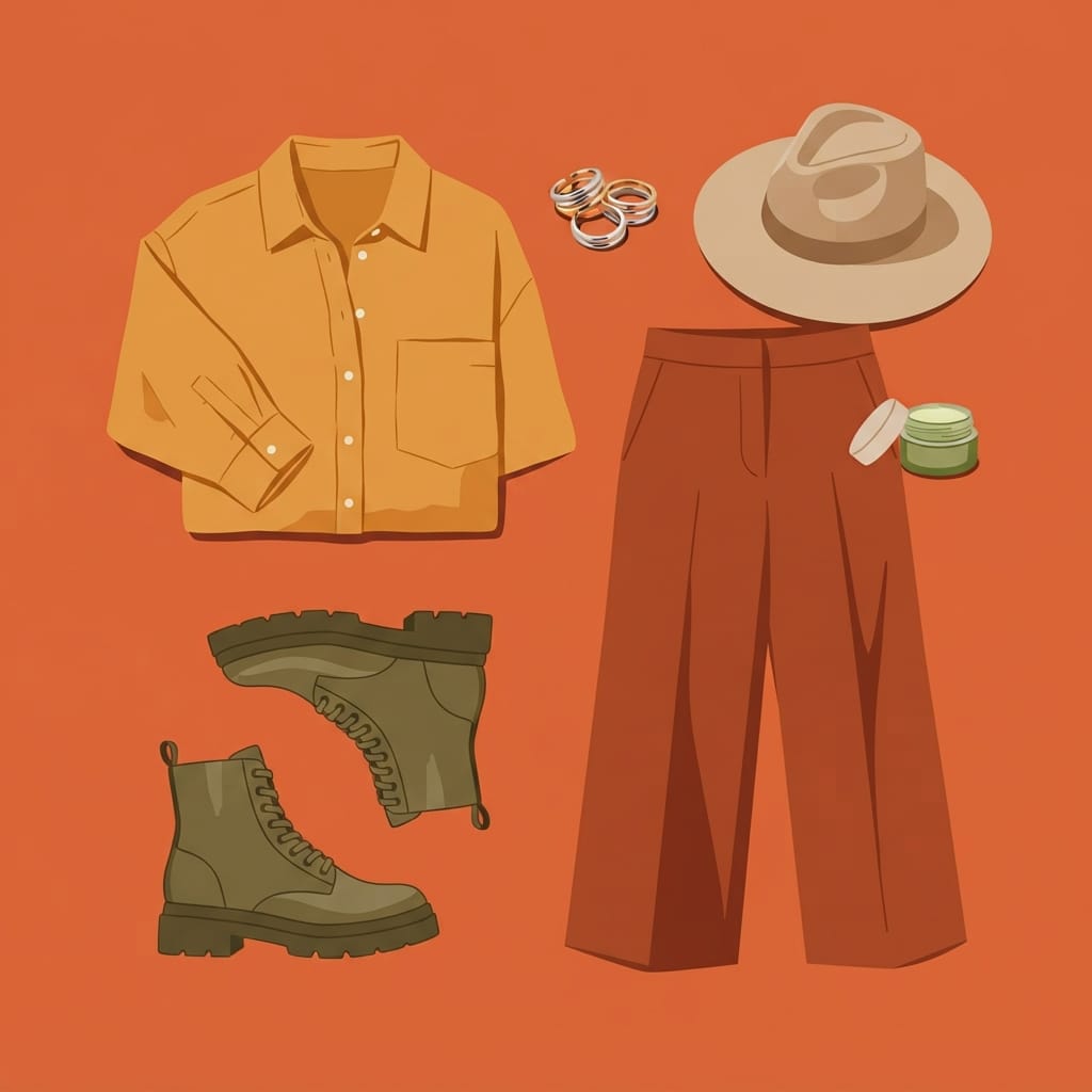 Boots, Stacks, and a Hat That Does the Talking 2 Rio moodboard